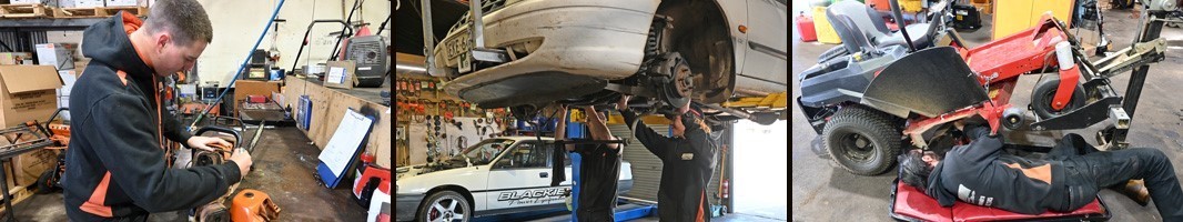 Blackies vehicle and mower servicing
